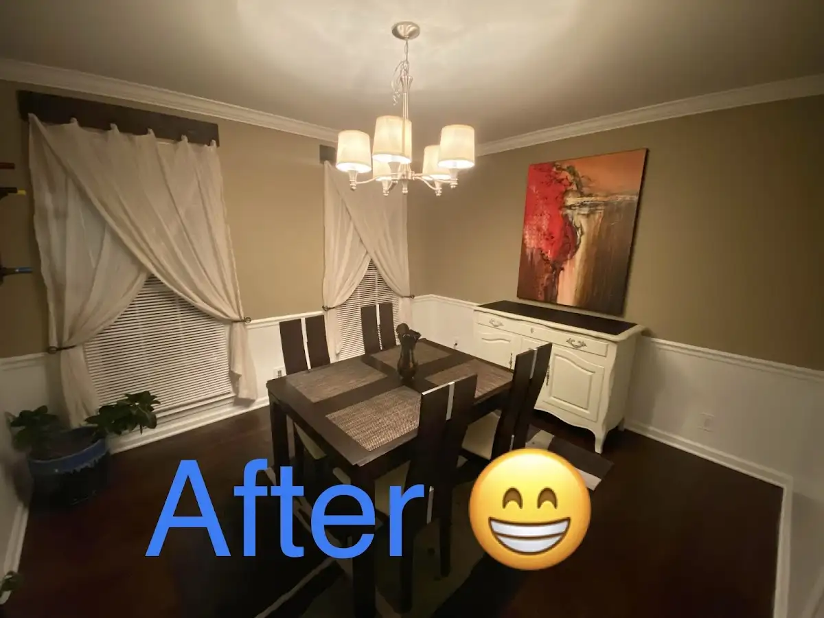 Professional dining room restoration after water damage in Allegheny